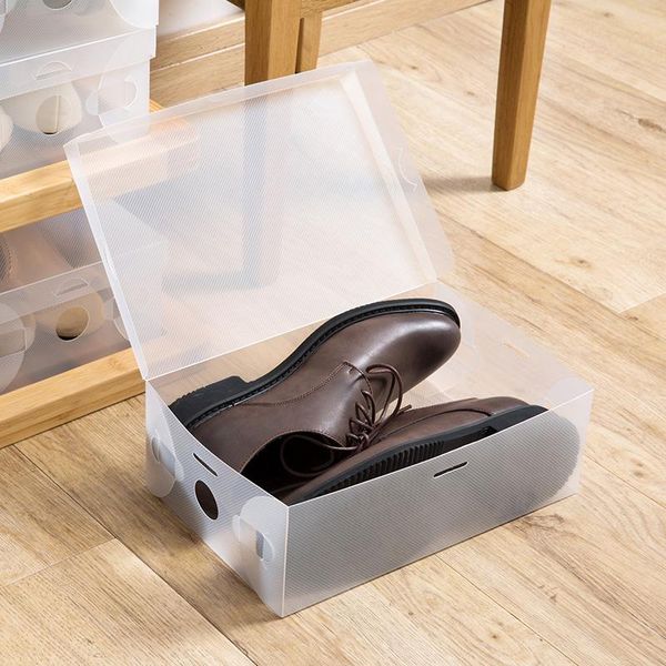 hooks & rails 10pcs foldable plastic shoe storage case boxes stackable organizer holder shoes box 4 colors
hooks & rails 10pcs foldable plastic shoe storage case boxes stackable organizer holder shoes box 4 colors
