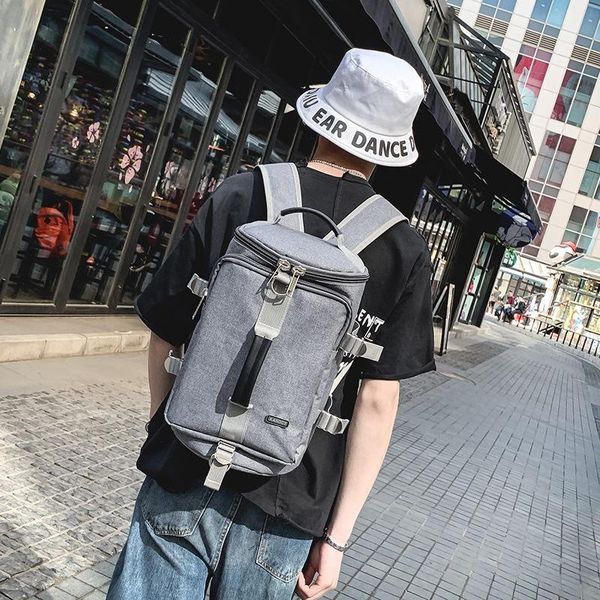 backpack chao brand shoulder bag men's large canvas travel high school student waterproof multifunctional bagpack
backpack chao brand shoulder bag men's large canvas travel high school student waterproof multifunctional bagpack