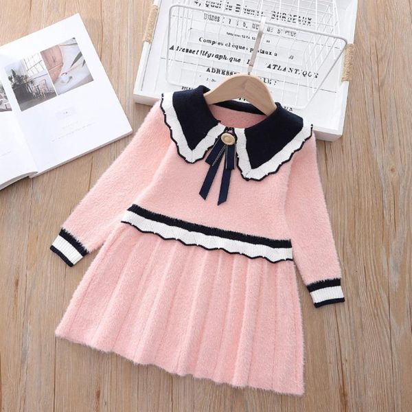 girl's dresses fashion autumn winter girls princess kids children baby knitwear dress knitted bowtie long sleeve vestidos adk541, Red;yellow
girl's dresses fashion autumn winter girls princess kids children baby knitwear dress knitted bowtie long sleeve vestidos adk541, Red;yellow