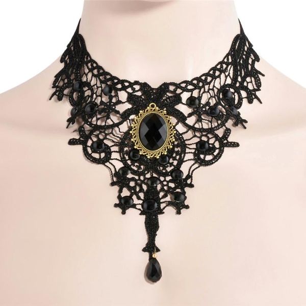 chokers 2021 women elegant black lace necklace choker for trend female jewelry, Golden;silver
chokers 2021 women elegant black lace necklace choker for trend female jewelry, Golden;silver