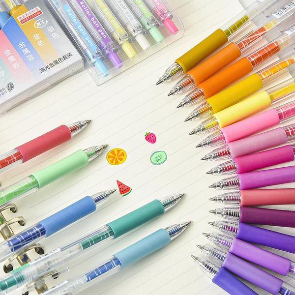 gel pens 36colors pen set 0.5mm press style colors ink fruit juice retro office school writing supplies kawaii stationery
gel pens 36colors pen set 0.5mm press style colors ink fruit juice retro office school writing supplies kawaii stationery