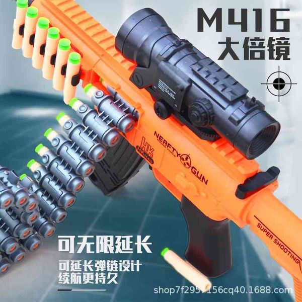 m416 pull bolt soft bullet eat chicken children toy gun boy simulate jedi survival stimulate battlefield over 8 years old+ 
m416 pull bolt soft bullet eat chicken children toy gun boy simulate jedi survival stimulate battlefield over 8 years old+