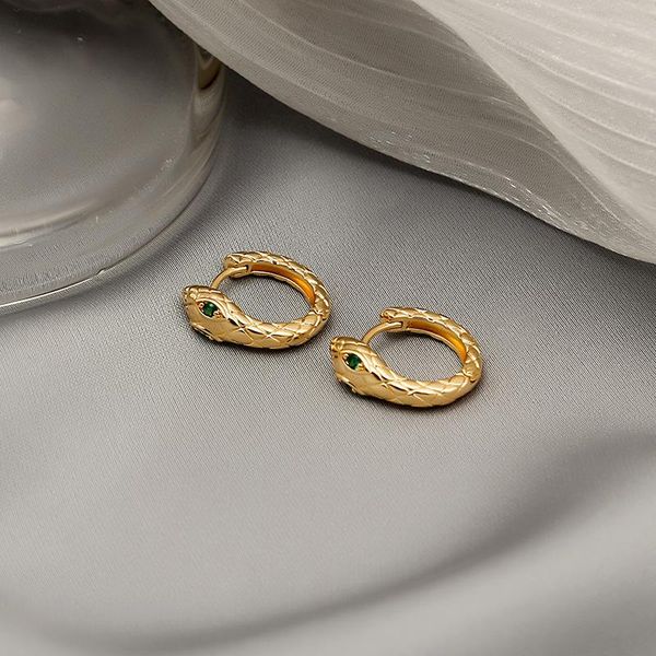 hoop & huggie punk charm small snake earrings eyes cute animal circle piercing gold silver color luxury designer rock party jewelry, Golden;silver
hoop & huggie punk charm small snake earrings eyes cute animal circle piercing gold silver color luxury designer rock party jewelry, Golden;silver