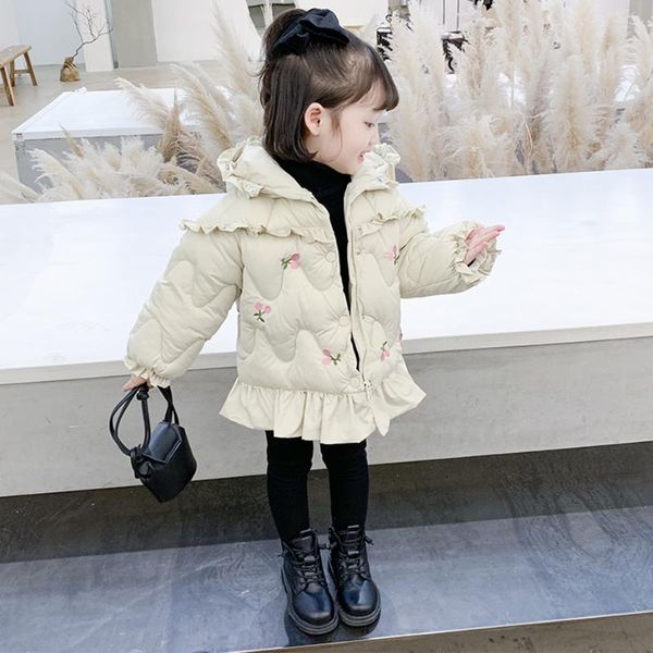 down coat girls winter cherry pattern coats hoodies thick warm children's toddler clothing girl, Blue;gray
down coat girls winter cherry pattern coats hoodies thick warm children's toddler clothing girl, Blue;gray