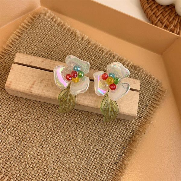 stud 2021 korea trend vintage sweet flower green leaf acrylic earrings for women girls travel birthday jewelry accessories gift, Golden;silver
stud 2021 korea trend vintage sweet flower green leaf acrylic earrings for women girls travel birthday jewelry accessories gift, Golden;silver