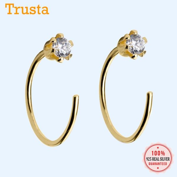 trusta women's fashion 100% 925 sterling silver tiny cute gold stud earrings girls kids gift ds29, Golden;silver
trusta women's fashion 100% 925 sterling silver tiny cute gold stud earrings girls kids gift ds29, Golden;silver