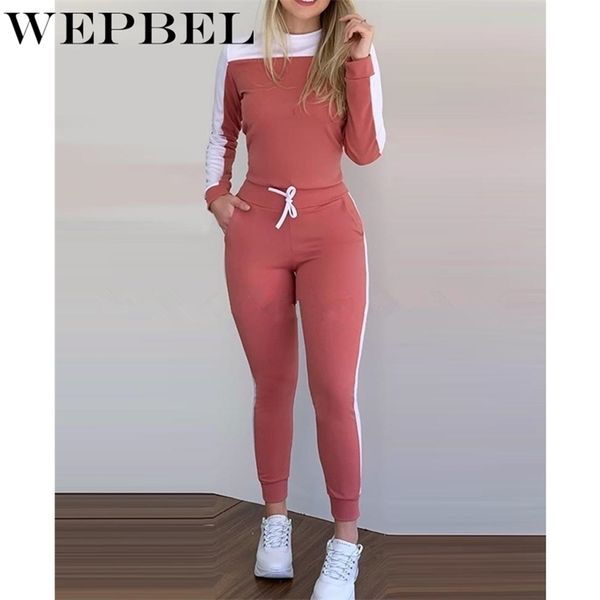 wepbel patchwork women set autumn long sleeve hoodie + pant skinny streetwear tracksuit drawstring jogging sweatshirt 220315, White
wepbel patchwork women set autumn long sleeve hoodie + pant skinny streetwear tracksuit drawstring jogging sweatshirt 220315, White