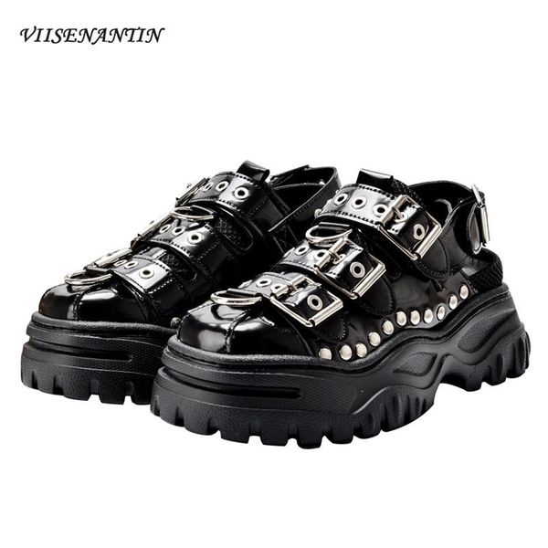 black real leather girls cool sandal shoe rivets studded buckle belts camel thick bottom sandals
black real leather girls cool sandal shoe rivets studded buckle belts camel thick bottom sandals