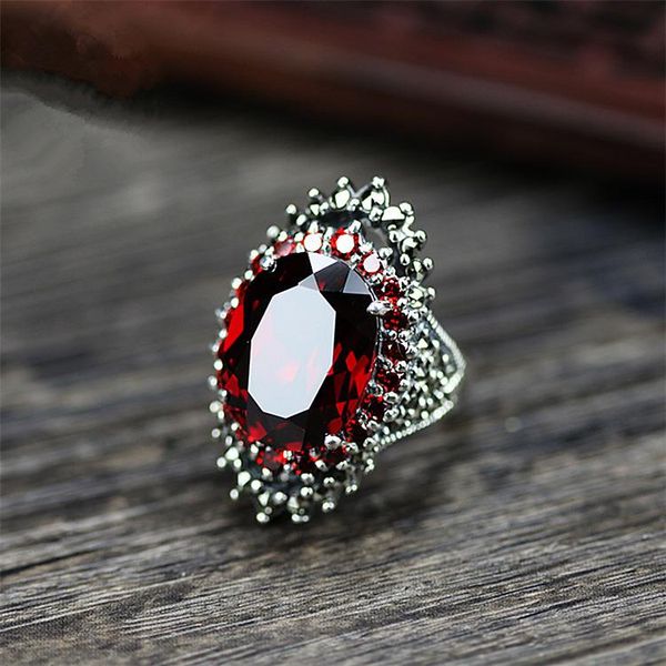wedding rings charm male female big ruby red ring vintage 925 sterling silver engagement large oval for men and women, Slivery;golden
wedding rings charm male female big ruby red ring vintage 925 sterling silver engagement large oval for men and women, Slivery;golden