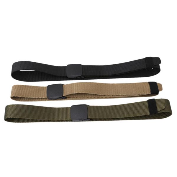 belts men female military nylon adjustable belt outdoor travel tactical waist with plastic buckle for pants 124cm, Black;brown
belts men female military nylon adjustable belt outdoor travel tactical waist with plastic buckle for pants 124cm, Black;brown