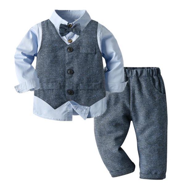 clothing sets 2021 spring toddler boys clothes baby wedding formal party costume vest shirt pants 3 pieces infant kids outerwear set 3-7 yea, White
clothing sets 2021 spring toddler boys clothes baby wedding formal party costume vest shirt pants 3 pieces infant kids outerwear set 3-7 yea, White