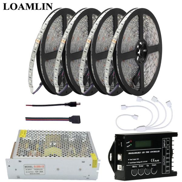 strips 5m 10m 15m 20m smd rgb led strip flexible light dc12v transformer kit tc420 programable time controller
strips 5m 10m 15m 20m smd rgb led strip flexible light dc12v transformer kit tc420 programable time controller