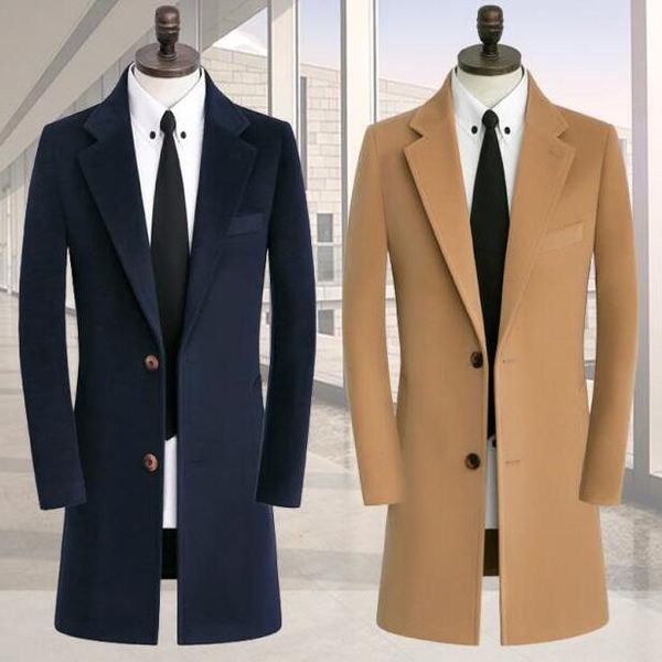 men's wool & blends korean casual woolen coat men trench coats long sleeves overcoat mens cashmere masculino england autumn winter khak, Black
men's wool & blends korean casual woolen coat men trench coats long sleeves overcoat mens cashmere masculino england autumn winter khak, Black
