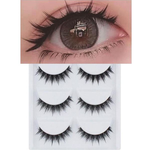pairs eyelashes dance performance eyelash handmade acrylic cross 3d natural lashes false
pairs eyelashes dance performance eyelash handmade acrylic cross 3d natural lashes false