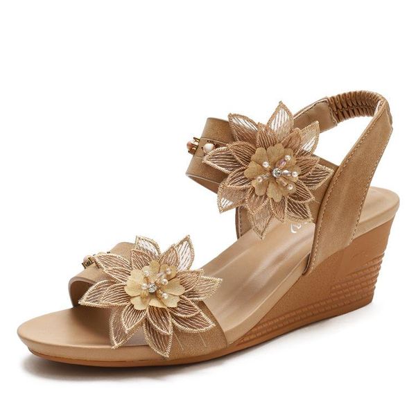 sandals women slope heel open toe with fashion elastic band heels summer sandalias, Black
sandals women slope heel open toe with fashion elastic band heels summer sandalias, Black