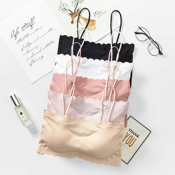summer yiziwei base, beautiful back, no trace ice silk bra pad, detachable girl breast wrapping, White
summer yiziwei base, beautiful back, no trace ice silk bra pad, detachable girl breast wrapping, White
