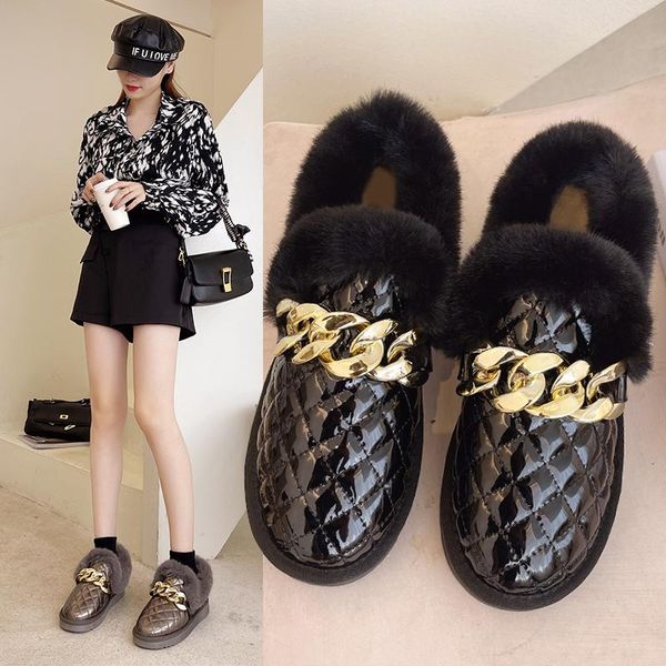 boots women's snow winter fashion plus velvet warm casual flat-heeled cotton shoes with metal buckle anflbi donna, Black
boots women's snow winter fashion plus velvet warm casual flat-heeled cotton shoes with metal buckle anflbi donna, Black