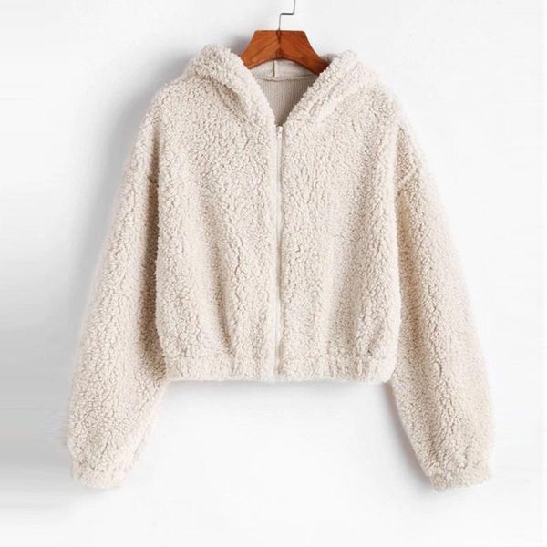 fashion fleece jacket coat women 2021 solid zipper long sleeve plush sweatershirt winter autumn hooded coats women's jackets, Black;brown
fashion fleece jacket coat women 2021 solid zipper long sleeve plush sweatershirt winter autumn hooded coats women's jackets, Black;brown