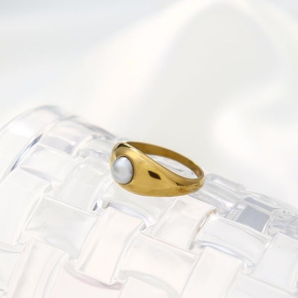 cluster rings high grade polished stainless steel for men fashion natural pearl women plated genuine 18k gold matching, Golden;silver
cluster rings high grade polished stainless steel for men fashion natural pearl women plated genuine 18k gold matching, Golden;silver