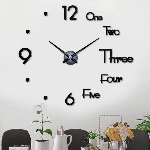 wall clocks large frameless diy clock 3d mute round shape quartz sticker decoration for home living room bedroom
wall clocks large frameless diy clock 3d mute round shape quartz sticker decoration for home living room bedroom