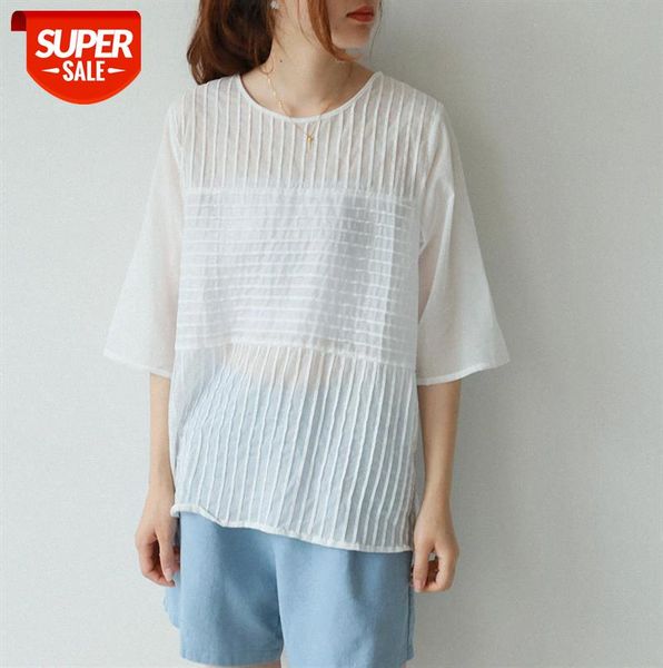 japanese and korean women round neck organ pleats solid color short-sleeved t-shirt loose thin #sr0b, Black;gray
japanese and korean women round neck organ pleats solid color short-sleeved t-shirt loose thin #sr0b, Black;gray