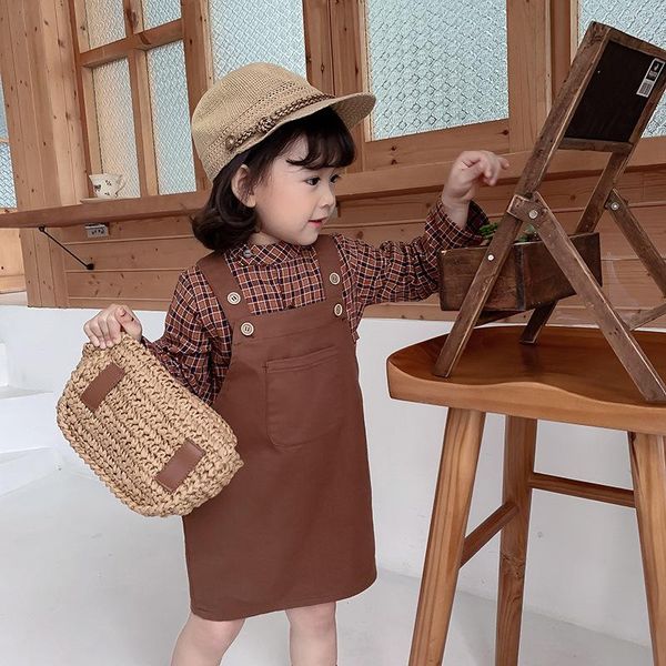 girl's dresses spring autumn clothes infant girls cute jumper dress for baby casual overall vestidos, Red;yellow
girl's dresses spring autumn clothes infant girls cute jumper dress for baby casual overall vestidos, Red;yellow