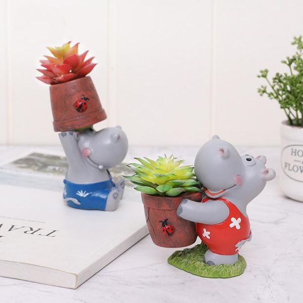 cartoon hippo flowerpot craft succulent plant pots home decoration figurine animal couple planter planters &
cartoon hippo flowerpot craft succulent plant pots home decoration figurine animal couple planter planters &