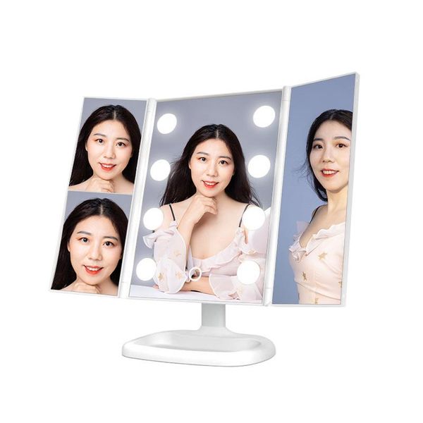 compact mirrors led makeup mirror foldable 6 large vanity light 2x 3x magnifier countertouch screen cosmetic espejo con luz rose gold
compact mirrors led makeup mirror foldable 6 large vanity light 2x 3x magnifier countertouch screen cosmetic espejo con luz rose gold