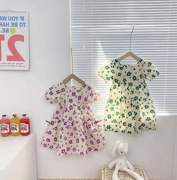 girls dress fresh flower wide neckline princess dresses summer children's clothing girl's, Red;yellow
girls dress fresh flower wide neckline princess dresses summer children's clothing girl's, Red;yellow