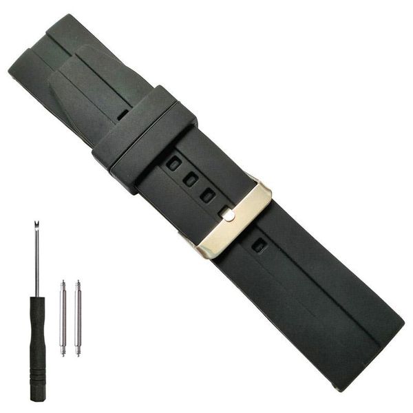 watch bands 22mm silicone rubber band tire track sports diver strap black durable thick fashion replacement bracelet, Black;brown
watch bands 22mm silicone rubber band tire track sports diver strap black durable thick fashion replacement bracelet, Black;brown