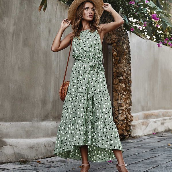 women's tanks & camis casual ladies' maxi sleeveless strap summer dresses beach vintage long polka dot dress women vestidos 4lp2 c, White
women's tanks & camis casual ladies' maxi sleeveless strap summer dresses beach vintage long polka dot dress women vestidos 4lp2 c, White
