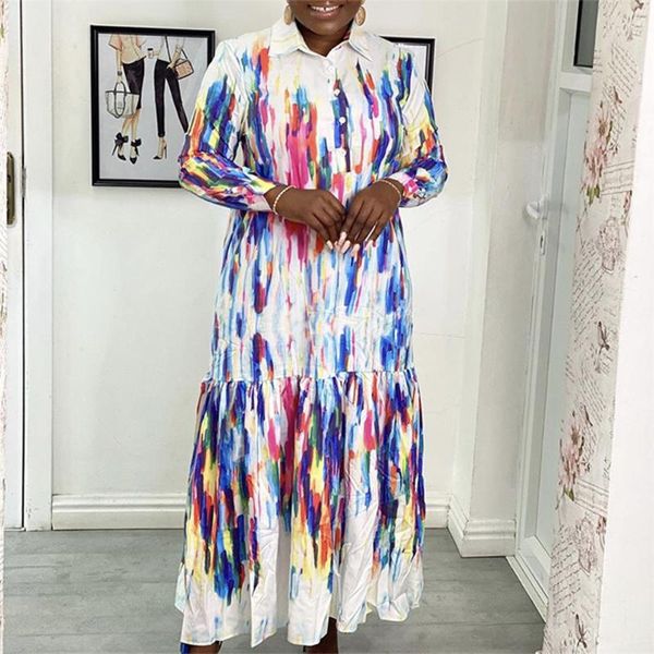 casual dresses women 2021 trend fashion dress african ladies printed single breasted floor length elegant evening night party vestidos, Black;gray
casual dresses women 2021 trend fashion dress african ladies printed single breasted floor length elegant evening night party vestidos, Black;gray