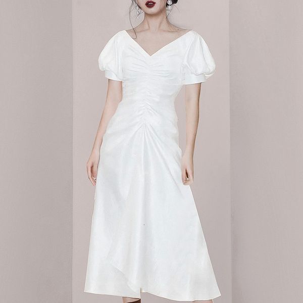 dresses casual elegant women v-neck white summer fashion short sleeve french vintage party, Black;gray
dresses casual elegant women v-neck white summer fashion short sleeve french vintage party, Black;gray