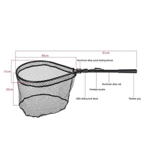 collapsible fishing net aluminum alloy foldable nylon mesh fish catching landing nets thj99 accessories
collapsible fishing net aluminum alloy foldable nylon mesh fish catching landing nets thj99 accessories