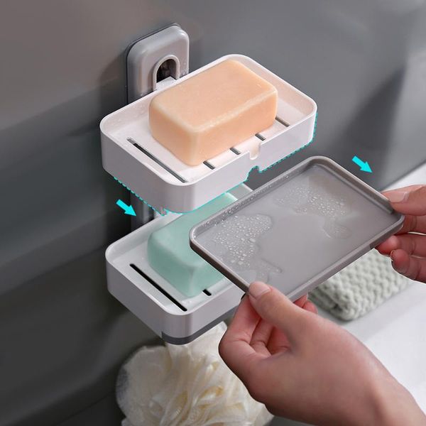 soap dishes box wall mounted shower tray holder for bathroom double layer storage basket rack shelf kitchen tools
soap dishes box wall mounted shower tray holder for bathroom double layer storage basket rack shelf kitchen tools