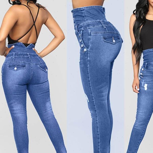 denim skinny trousers ripped women jean hole vintage pencil pants high elasticity stretch t3g, Blue
denim skinny trousers ripped women jean hole vintage pencil pants high elasticity stretch t3g, Blue