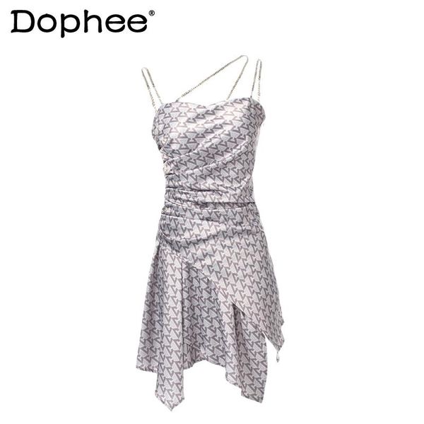 casual dresses off-shoulder chain straps midi dress for women slimming printed irregular bodycon summer 2021 women's clothing, Black;gray
casual dresses off-shoulder chain straps midi dress for women slimming printed irregular bodycon summer 2021 women's clothing, Black;gray