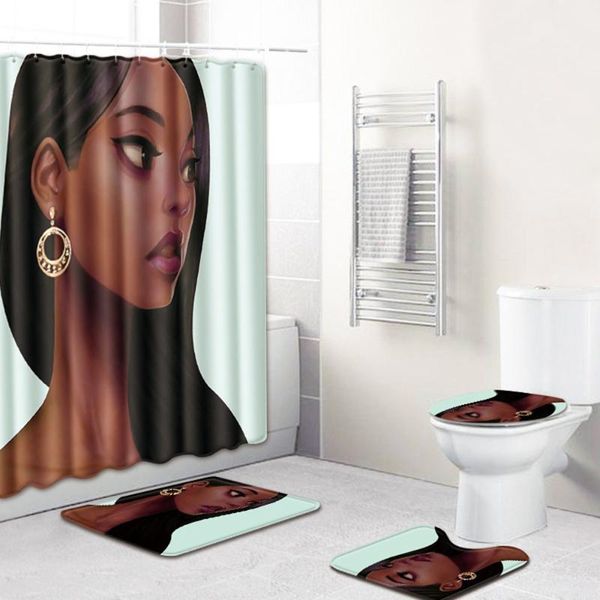 shower curtains african women curtain waterproof entrance doormat bathroom bath anti-slip rug home 4pcs set toilet seat cover floor mat
shower curtains african women curtain waterproof entrance doormat bathroom bath anti-slip rug home 4pcs set toilet seat cover floor mat