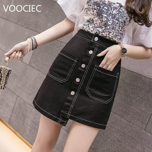 skirts voociec 3 colour in stock 2021 summer women's ladies casual short denim skirt mini jupe faldas femme korean, Black
skirts voociec 3 colour in stock 2021 summer women's ladies casual short denim skirt mini jupe faldas femme korean, Black