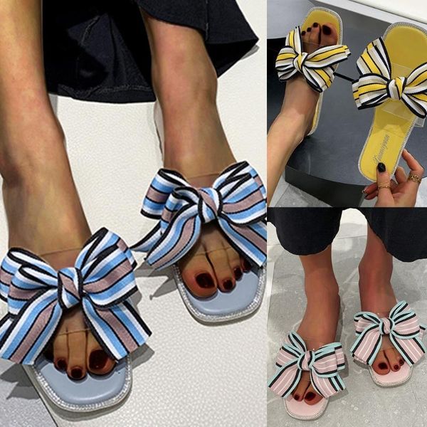 slippers sagace women stripe bow knot bordered summer flat with sandals outdoor beach shoes fashion casual slipper chanclas, Black
slippers sagace women stripe bow knot bordered summer flat with sandals outdoor beach shoes fashion casual slipper chanclas, Black