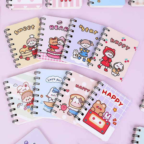 notepads 1pc cartoon portable mini coil notepad hardcover cute girl boy notebook memo time organizer student school supplies kid gif, Purple;pink
notepads 1pc cartoon portable mini coil notepad hardcover cute girl boy notebook memo time organizer student school supplies kid gif, Purple;pink