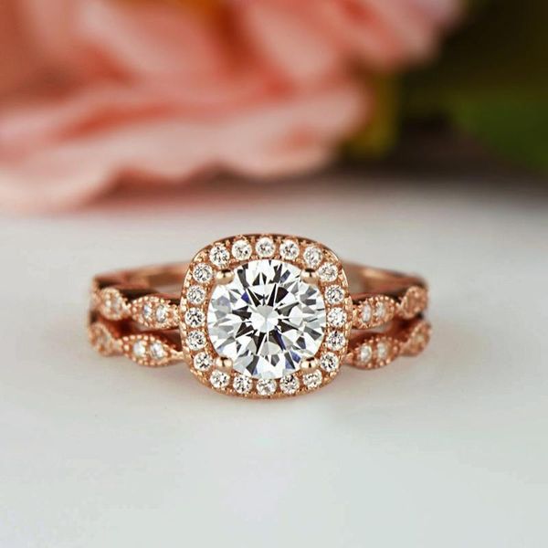 double set 14k rose gold diamond rings square anillos de bague or jaune bizuteria ring for women wedding jewelry amethyst cluster, Golden;silver
double set 14k rose gold diamond rings square anillos de bague or jaune bizuteria ring for women wedding jewelry amethyst cluster, Golden;silver