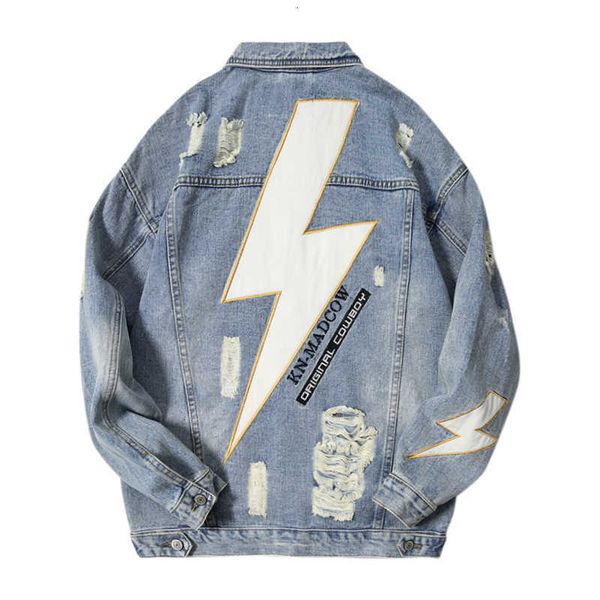 men's jackets ly fashion streetwear flash embroidery designer denim men ripped cotton coats hip hop chaqueta n5zm p2nj, Black;brown
men's jackets ly fashion streetwear flash embroidery designer denim men ripped cotton coats hip hop chaqueta n5zm p2nj, Black;brown
