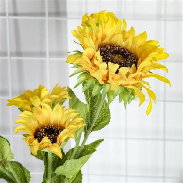 decorative flowers & wreaths 1 pc sunflower artificial silk fake for home wedding decoration autumn party garden decor flower
decorative flowers & wreaths 1 pc sunflower artificial silk fake for home wedding decoration autumn party garden decor flower