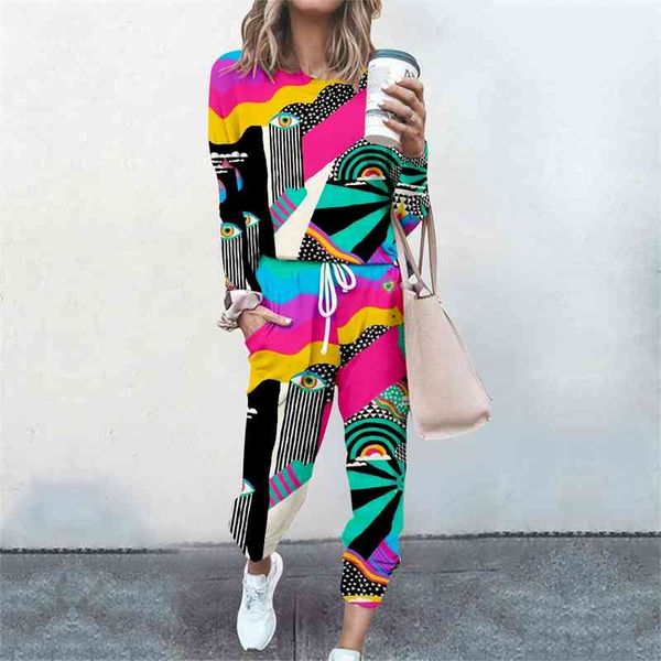 2021 new women's abstract painting pattern set 3d digital printing of autumn and winter clothing, Black
2021 new women's abstract painting pattern set 3d digital printing of autumn and winter clothing, Black