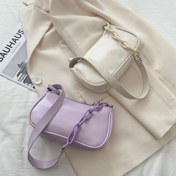 simple design small underarm bags for women solid color pu leather ladies shoulder bag fashion acrylic chain female hangbags
simple design small underarm bags for women solid color pu leather ladies shoulder bag fashion acrylic chain female hangbags