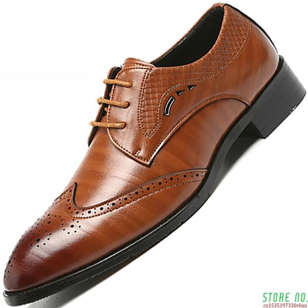 dress shoes brand brogue brown red black men business pointed toe men's wedding genuine leather formal casual flats
dress shoes brand brogue brown red black men business pointed toe men's wedding genuine leather formal casual flats