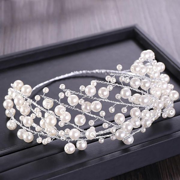 hair clips & barrettes handmade bridal crown pearl headband for women western wedding fashion headdress bride accessories hairpin ornaments, Golden;silver
hair clips & barrettes handmade bridal crown pearl headband for women western wedding fashion headdress bride accessories hairpin ornaments, Golden;silver