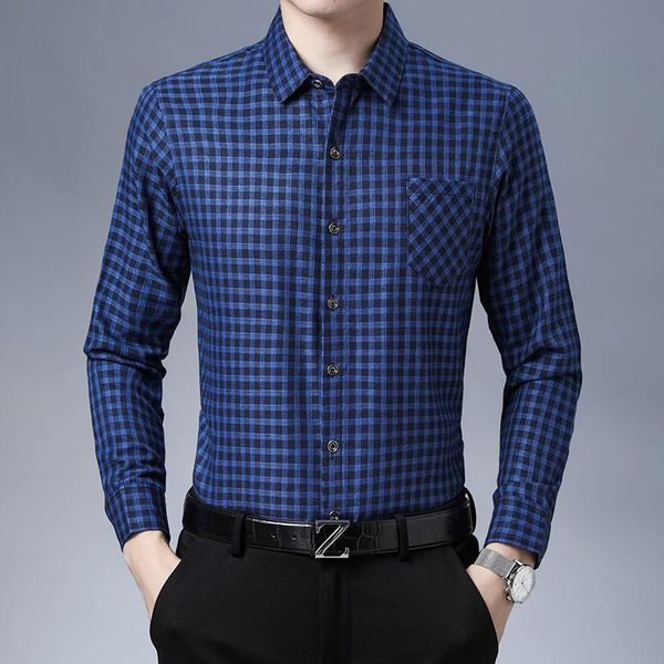 men's casual shirts 2021 men fashion plaid camisa masculina slim fit long sleeve social clothes c718, White;black
men's casual shirts 2021 men fashion plaid camisa masculina slim fit long sleeve social clothes c718, White;black