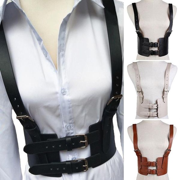 belts 2021 punk harness waist belt seal leather slimming body bondage suspenders straps girdle rock stylish accessories, Black;brown
belts 2021 punk harness waist belt seal leather slimming body bondage suspenders straps girdle rock stylish accessories, Black;brown